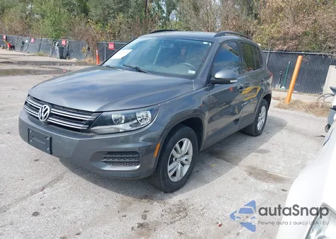 2016 Volkswagen Tiguan S z USA, uszkodzony, nr VIN WVGAV7AX2GW585807